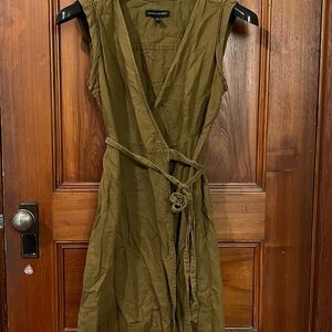 Banana Republic | 0P | Army-Olive Green Wrap Dress